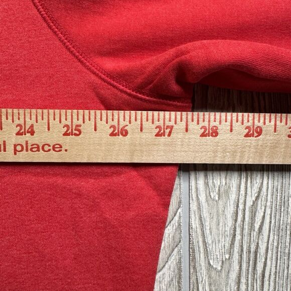 Louisville Cardinals Crewneck Sweatshirt Men’s XXL Red Spellout Logo Captivating - Picture 8 of 10